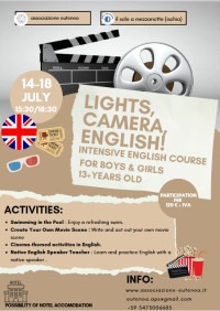 Corso Inglese Intensivo - Lights, Camera, English!