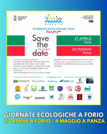 Save the planet: giornate econologiche a Forio