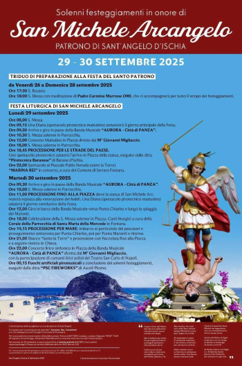 Festeggiamenti in onore di San Michele Arcangelo