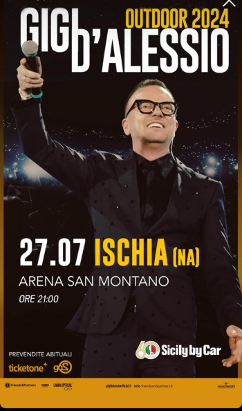 Gigi D'Alessio Outdoor 2024