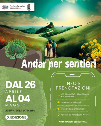 Andar per sentieri 2025 - Il Sentiero della Bocca di Tifeo al tramonto 