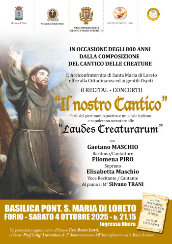 RECITAL-CONCERTO "IL NOSTRO CANTICO" A FORIO