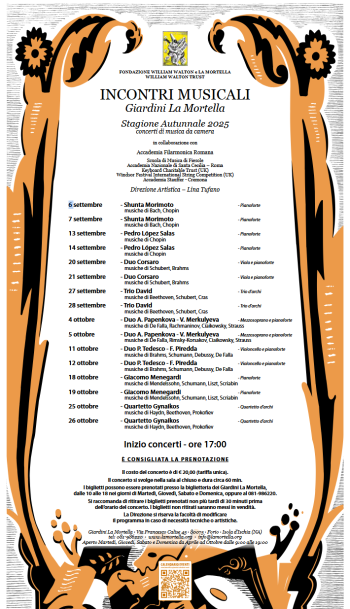 Incontri musicali, stagione autunnale: Giacomo Menegardi